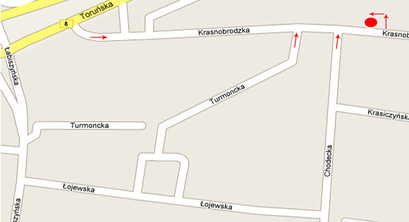 mapka dojazdowa